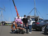 左からJH8ANP　JE8QZU　JG8DWK　JA8MKZ　JA8MKZ－XYL